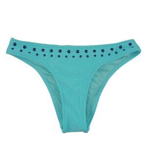 Aerie Women's Cheeky Bikini Bottom Size XS Springs Blue Swimsuit